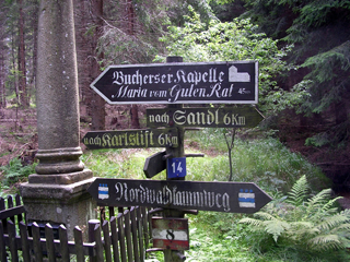 Grenztsäule auf dem Schanzberg