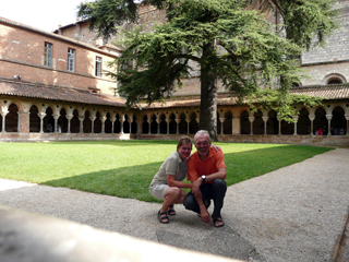 Im Kreuzgang von Moissac