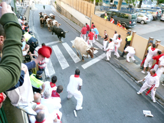 Stierlauf in Pamplona