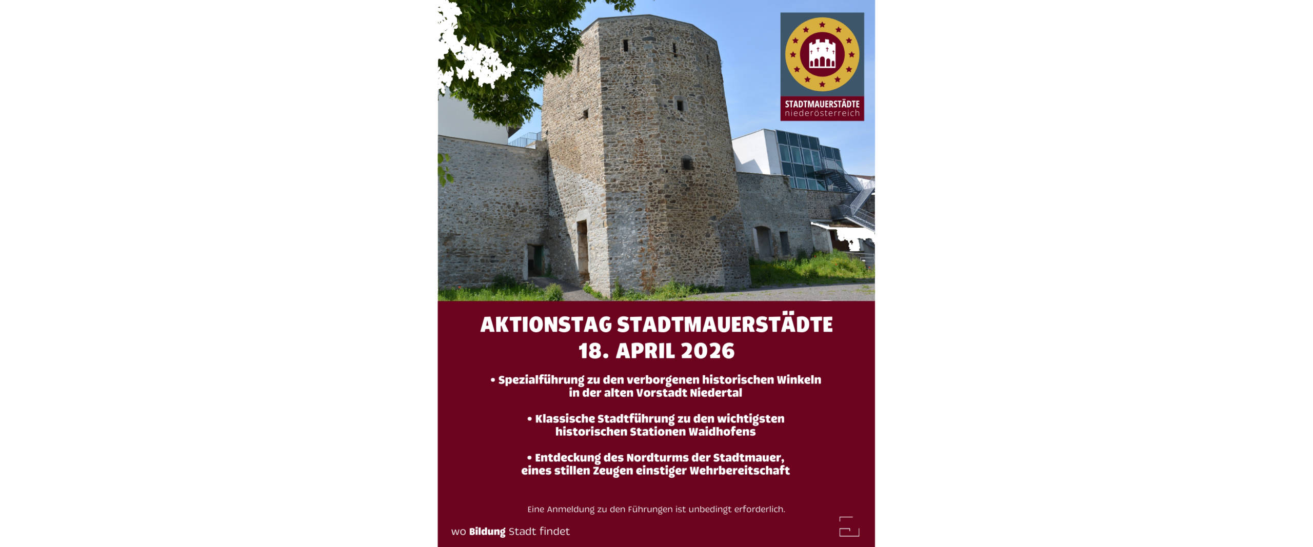 Stadtmauertag am 18.4.2026